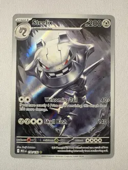 Steelix Pokemon Card (Mega Evolution 150/132) Illustration Rare NM POKEMON ENG - Image 1