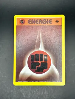Fighting Energy 97/102 Common Base Set 1st Edition Unlimited Pokemon LP DE - Image 1