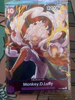 2023 One Piece EN 1st Anniversary Tournament Winner #041 Monkey D Luffy Sealed - Image 1