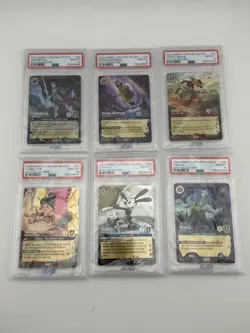 DISNEY LORCANA D23 COLLECTORS EXPO SET - COMPLETE PSA 10 SET - Image 1