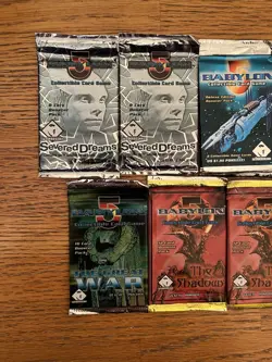 Babylon 5 Collectible Trading Card Game - Lot of 7 Sealed Packs - Image 2