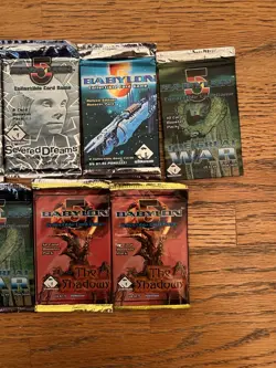 Babylon 5 Collectible Trading Card Game - Lot of 7 Sealed Packs - Image 3