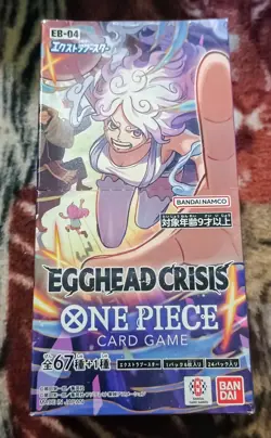 New ONE PIECE Card Game EB-04 Egghead Crisis Booster Box Sealed Japanese NISB - Image 1