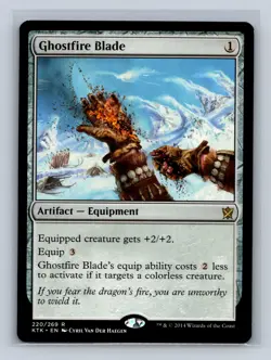 Magic the Gathering - MTG - KTK - Ghostfire Blade - Rare - Image 5