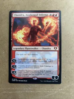 Magic: The Gathering Chandra Awakened Inferno Commander Masters 2023 0875 Red M… - Image 1