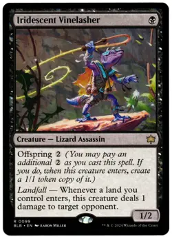Iridescent Vinelasher #0099 (BLB) Bloomburrow Rare MTG - Image 1