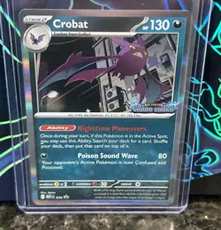 Crobat 076 NM Mega Evolution Promo Chaos Rising Stamped Pokemon TCG - Image 1