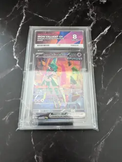 Iron Valiant EX 249/182 Paradox Rift SIR Pokemon TCG Ace Graded Near Mint 8 - Image 2