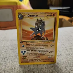 Omastar Pokemon TCG Neo Discovery 1st Edition Uncommon Card #43/75 - Image 1