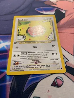 Snubbull 55/64 1st Edition Neo Revelation Pokemon - LP - Image 2