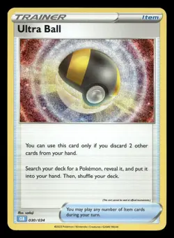 Ultra Ball 030/034 TCG Classic Blastoise Pokemon NM - Image 1