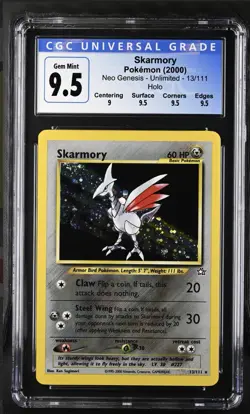 Skarmory 2000 Neo Genesis 13/111 Holo Pokemon Old CGC 10 GEM MNT - Image 1