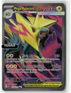 Mega Manectric ex - 158/132 [Pokemon MEG - 158/132] Holofoil - Image 2