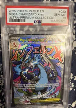 POKEMON MEGA CHARIZARD X EX. GRADE 10. COLLECTORS ITEM - Image 2