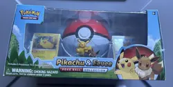 Sealed Pokemon Pikachu & Eevee Poke Ball Collection Box - Image 1