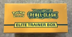 Sealed Pokemon Sword & Shield Rebel Clash Elite Trainer Box - Image 3