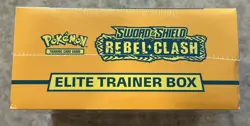 Sealed Pokemon Sword & Shield Rebel Clash Elite Trainer Box - Image 4