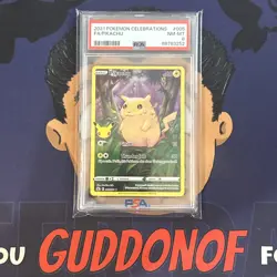 PSA 8 NEAR MINT 2021 Pokemon Celebrations PIKACHU #005 Full Art - Image 1
