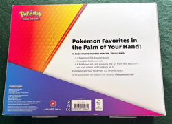 NEW POKEMON TCG KANTO FRIENDS MINI TIN BOX COSTCO SET 4 Cosmo Promos - Image 2