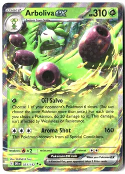 Arboliva ex 023/182 Double Rare Destined Rivals Pokemon Holo Near Mint - Image 1