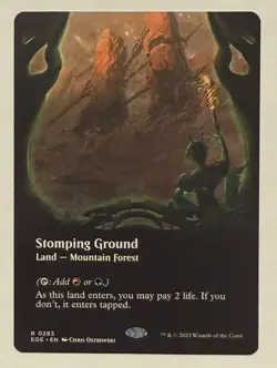 Stomping Ground Borderless - Edge of Eternities MTG - Image 1