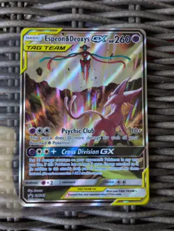 2016-19 Pokemon SM Black Star Promos Espeon & Deoxys Tag Team #SM240 - Image 1
