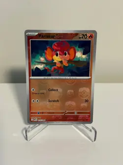 Pansear 014/086 Pokemon White Flare SV Master Ball Reverse Holo Pokemon NM - Image 1