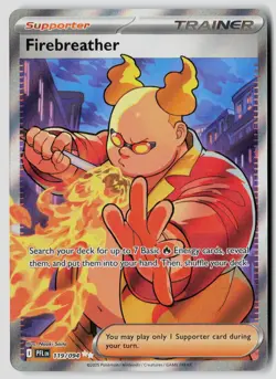 Firebreather 119/094 Ultra Rare Phantasmal Flames Pokemon Near Mint - Image 1