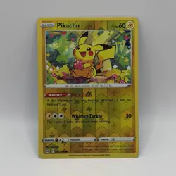Pikachu 2022 Pokemon TCG SWSH11 Lost Origin Common Reverse Holo 052/196 EN 60 HP - Image 1