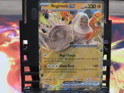 Regirock ex 107/217 Double Rare NM Pokemon Ascended Heroes Holo - Image 1
