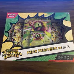 Pokemon Pokemon Ascended Heroes Mega Meganium ex Box **New & Sealed** - Image 1