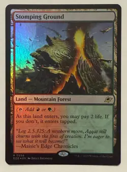 Stomping Ground Foil - Edge of Eternities MTG - Image 1