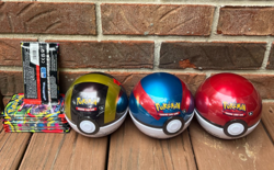 BRAND NEW-Pokemon TCG Pokeball Tin Lot & x10 Phantasmal Flames Booster Packs - Image 2