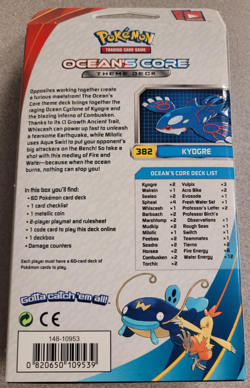 Pokemon XY Primal Clash Ocean's Core Theme Deck Kyogre - Image 2