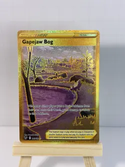 Pokemon TCG Gapejaw Bog Silver Tempest 213/195 Holo Secret Rare - Image 1