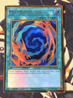 Yugioh: Polymerization - MAGO-EN044 - Premium Gold Rare - 1st Edition NM - Image 1