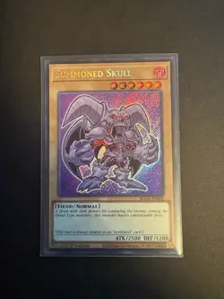 Yugioh Summoned Skull BLGG-EN001 Secret Rare 1st Edition NM - Image 1