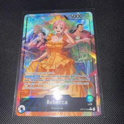 One Piece TCG OP15-039 Rebecca Leader Alt Art NM English - Image 1