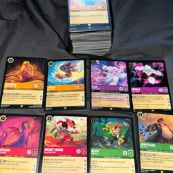 Disney Lorcana The First Chapter COMPLETE Non Foil 204/204 Full Set - Image 3