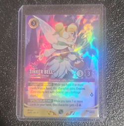Disney Lorcana TinkerBell-Snowflake Collector Winterspell Set Champs Promo Top 8 - Image 1