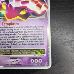 Dusknoir LV.X Stormfront 96/100 Holo Pokemon LV X 2008 Card - Image 4
