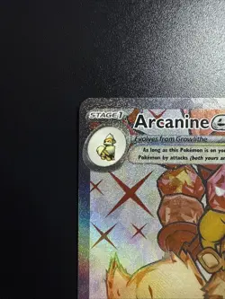 Pokemon TCG Arcanine EX Holo Card 224/198 SV01 Scarlet & Violet Base Set NM - Image 3