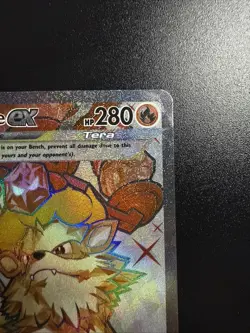 Pokemon TCG Arcanine EX Holo Card 224/198 SV01 Scarlet & Violet Base Set NM - Image 4