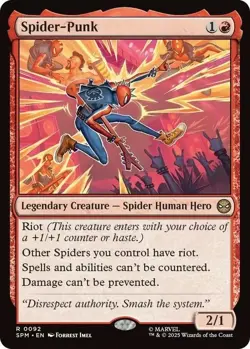 Spider -Punk - MtG Spider-Man - NM - Image 1