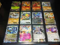 Pokemon ENGLISH 12 Card EX Black White XY Card HOLO Machamp M Pidgeot Kingdra - Image 1