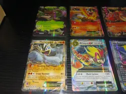 Pokemon ENGLISH 12 Card EX Black White XY Card HOLO Machamp M Pidgeot Kingdra - Image 2
