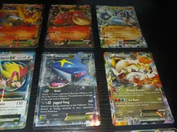 Pokemon ENGLISH 12 Card EX Black White XY Card HOLO Machamp M Pidgeot Kingdra - Image 3