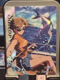 Sparkling Moon Sailor Moon Card Anime TCG HR HR -06 Sailor Uranus - Image 1