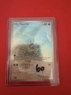 Pokemon Squirtle SIR Holo Card TCG SV Scarlet & Violet 151 Series 170/165 - Image 1