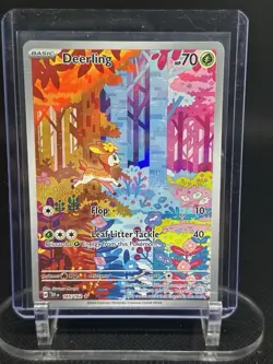 Pokemon Deerling 165/162 SV05 Temporal Forces IR Full Art Holo EN NM Pack Fresh - Image 1